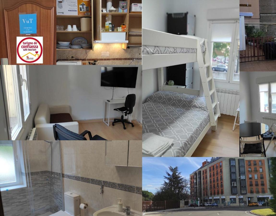 Precioso Apartamento Con Patio Zamora Luaran gambar